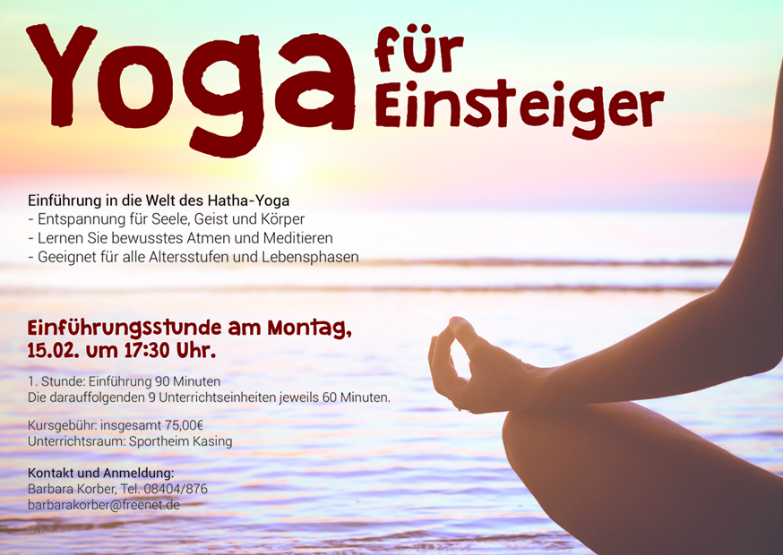 Yoga für Einsteiger